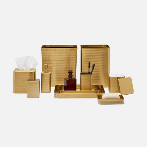 Adelaide Matte Gold Bath Set